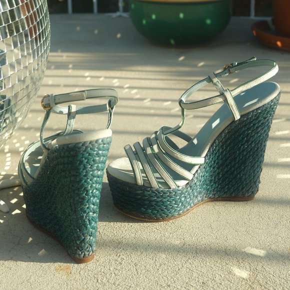 Gucci Platform Espadrille Sandals - Picture 4 of 7